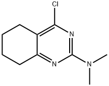 4-CHLORO-N,N-DIMETHYL-5,6,7,8-TETRAHYDROQUINAZOLIN-2-AMINE, 71406-81-0, 结构式