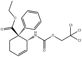 N-(2,2,2-Trichloroethoxy)carbonyl] Bisnortilidine, 71616-76-7, 结构式