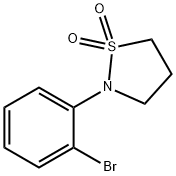 1,1-二氧化物2-(2-溴苯基)异噻唑烷, 71703-14-5, 结构式