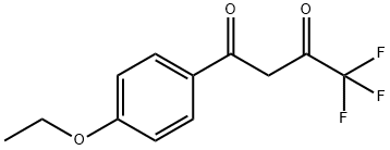 1-(4-乙氧苯基)-4,4,4-三氟-丁烷-1,3-二酮, 71712-85-1, 结构式