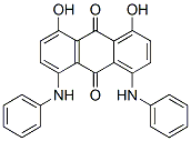 1,8-二羟基-4,5-二(苯氨基)蒽醌, 71873-61-5, 结构式