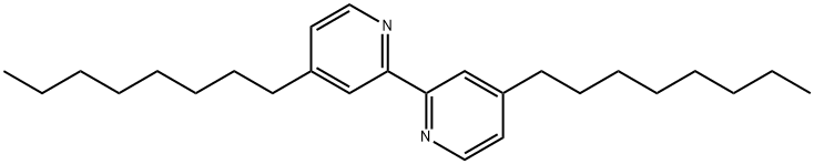 4,4’-Dioctyl-2,2’-bipyridine, 71879-24-8, 结构式