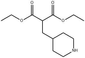 2-(哌啶-4-基甲基)丙二酸二乙酯, 71879-53-3, 结构式