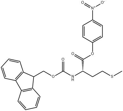 FMOC-L-蛋氨酸对硝基苯酯, 71989-29-2, 结构式