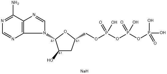 3′-脱氧腺苷-5′-三磷酸, 71997-32-5, 结构式