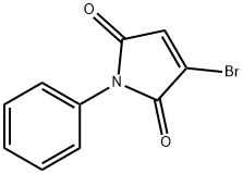 3-溴-1-苯基-吡咯-2,5-二酮, 72000-67-0, 结构式