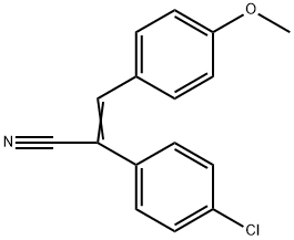 p-Methoxybenzylidene-p-chlorophenylacetonitrile, 72030-11-6, 结构式
