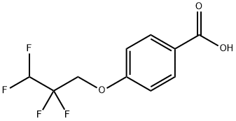 4-(2,2,3,3-四氟丙氧基)苯甲酸, 72106-04-8, 结构式