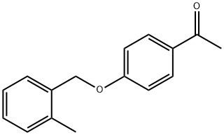 1-{4-[(2-methylphenyl)methoxy]phenyl}ethan-1-one, 72293-94-8, 结构式