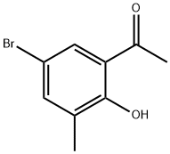 1-(5-溴-2-羟基-3-甲基苯基)乙烷-1-酮, 72422-80-1, 结构式