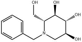 (2R,3R,4R,5S)-1-BENZYL-2-(HYDROXYMETHYL)PIPERIDINE-3,4,5-TRIOL, 72458-46-9, 结构式