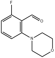 2-氟-6-吗啉苯甲醛, 736991-93-8, 结构式