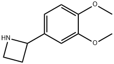 2-(3,4-二甲氧基苯基)氮杂环丁烷, 777887-06-6, 结构式