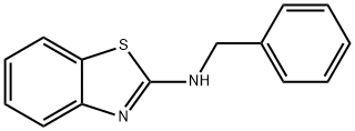 N-BENZYL-1,3-BENZOTHIAZOL-2-AMINE, 21816-82-0, 结构式