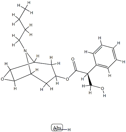 丁溴东莨菪碱EP杂质E, 22235-98-9, 结构式