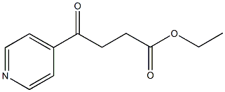 4-氧代-4-(吡啶-4-基)丁酸乙酯, 25370-46-1, 结构式