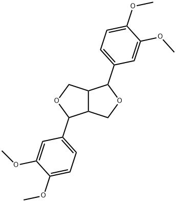 松脂酚二甲醚, 25305-05-9, 结构式