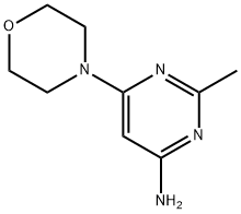 2-甲基-6-N-吗啉基嘧啶-4-胺, 28732-85-6, 结构式