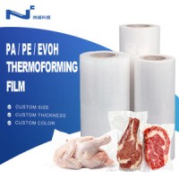 Food Grade Retort Film Thermoforming Plastic Vacuum Film Custom Logo for Packaging Frozen Whole Chic