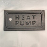 Large custom thick ABS plastic vacuum formed thermoformed heat pump heating housing Shell cover lett