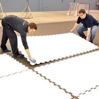 Self-Lubricating UHMWPE.Plastic Sheets 15/20/25mm Wear Resistant For Ice Rink Construction And Moldi