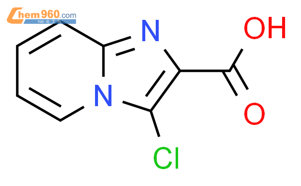 3-Chloroimidazo[1,2-a]pyridine-2-carboxylic acid,50mg