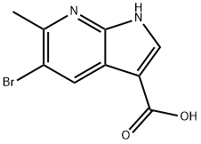 5-BROMO-6-METHYL-7-AZAINDOLE-3-CARBOXYLIC ACID,1g