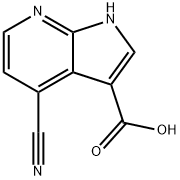 4-氰基-1H-吡咯并[2,3-B]吡啶-3-羧酸,1g