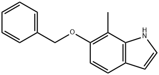 1H-Indole, 7-Methyl-6-(phenylMethoxy)-,1g