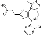 4-(2-氯苯基)-9-甲基-6H-噻吩并[3,2-F][1,2,4]三唑并[4,3-A][1,4]二氮杂卓-2-丙酸、100826-98-0 CAS查询、4-(2-氯苯基)-9-甲基-6H-噻吩并[