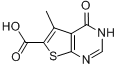 5-甲基-4-氧代-3,4-二氢-噻吩并[2,3-D]嘧啶-6-羧酸、101667-97-4 CAS查询、5-甲基-4-氧代-3,4-二氢-噻吩并[2,3-D]嘧啶-6-羧酸物化性质