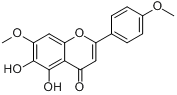 5,6-二羟基-7,4'-二甲氧基黄酮、10176-71-3 CAS查询、5,6-二羟基-7,4'-二甲氧基黄酮物化性质