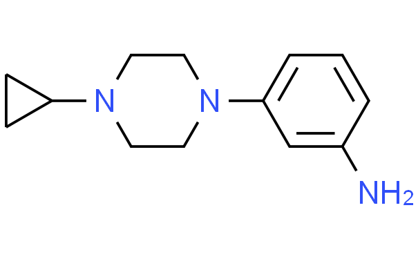 3-(4-Cyclopropylpiperazin-1-yl)aniline,100mg