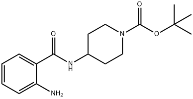 1021284-59-2; tert-butyl 4-(2-aminobenzamido)piperidine-1-carboxylate; tert-butyl 4-[(2-aminobenzene