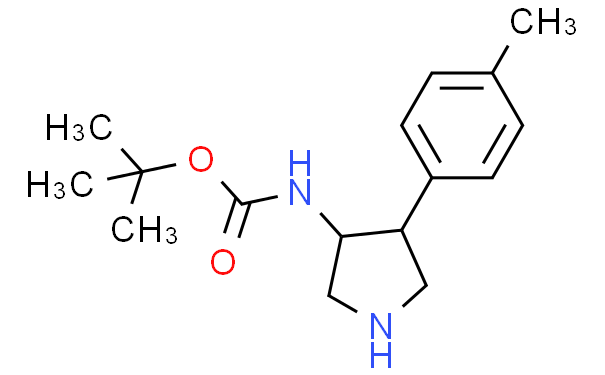 tert-Butyl 4-p-tolylpyrrolidin-3-ylcarbamate,1g