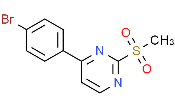 4-(4-溴苯基)-2-(甲基磺酰基)嘧啶,1g