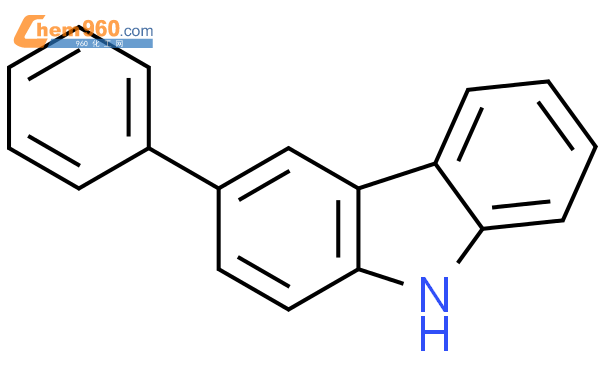 3-苯基-9H-咔唑、103012-26-6 CAS查询、3-苯基-9H-咔唑物化性质