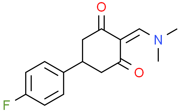 2-[(Dimethylamino)methylene]-5-(4-fluorophenyl)-1,3-cyclohexanedione,100mg