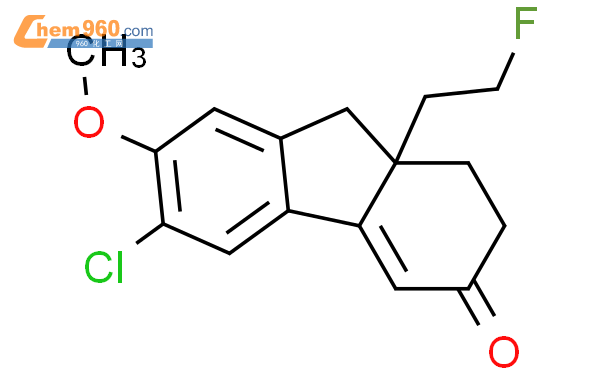 6-氯-9A-(2-氟乙基)-1,2,9,9A-四氢-7-甲氧基-3H-芴-3-酮,1g