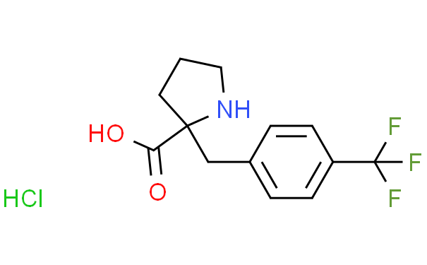 (R)-2-(4-(Trifluoromethyl)benzyl)pyrrolidine-2-carboxylic acid hydrochloride,1g