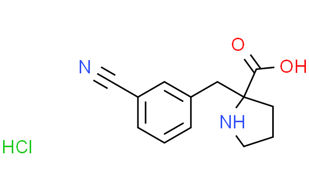 (R)-ALPHA-(3-CYANO-BENZYL)-PROLINE-HCL,1g