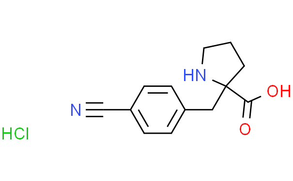 (R)-ALPHA-(4-CYANO-BENZYL)-PROLINE-HCL,1g