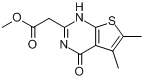 2-{5,6-二甲基-4-氧代-3H,4H-噻吩并[2,3-D]嘧啶-2-基}乙酸甲酯、105219-75-8 CAS查询、2-{5,6-二甲基-4-氧代-3H,4H-噻吩并[2,3-D]嘧啶-2-基
