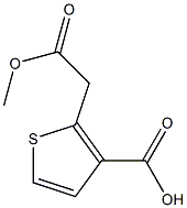 2-(2-Methoxy-2-oxoethyl)thiophene-3-carboxylic acid