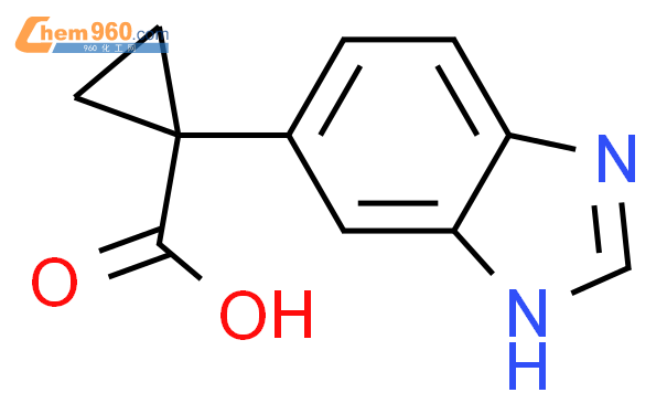 1-(1H-BENZIMIDAZOL-6-YL)Cyclopropanecarboxylic acid,100mg