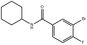 N-CYCLOHEXYL 3-BROMO-4-FLUOROBENZAMIDE,25g