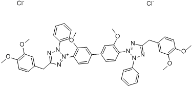 3,3'-(3,3'-二甲氧基-4,4'-二苯撑)双(2-苯基-5-藜芦基氯化四氮唑),10mg