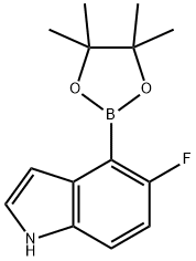 5-Fluoro-4-(4,4,5,5-tetramethyl-1,3,2-dioxaborolan-2-yl)-1H-indole,250mg