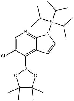 5-Chloro-4-(4,4,5,5-Tetramethyl-[1,3,2]Dioxaborolan-2-YL)-1-Triisopropylsilanyl-1H-Pyrrolo[2,3-B]Pyr