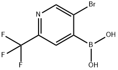 5-BROMO-2-TRIFLUOROMETHYLPYRIDINE-4-BORONIC ACID,5g